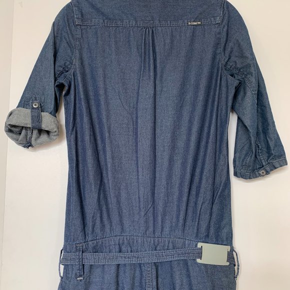 G-STAR RAW Denim Flight Suit style Jumpsuit - Picture 2 of 14